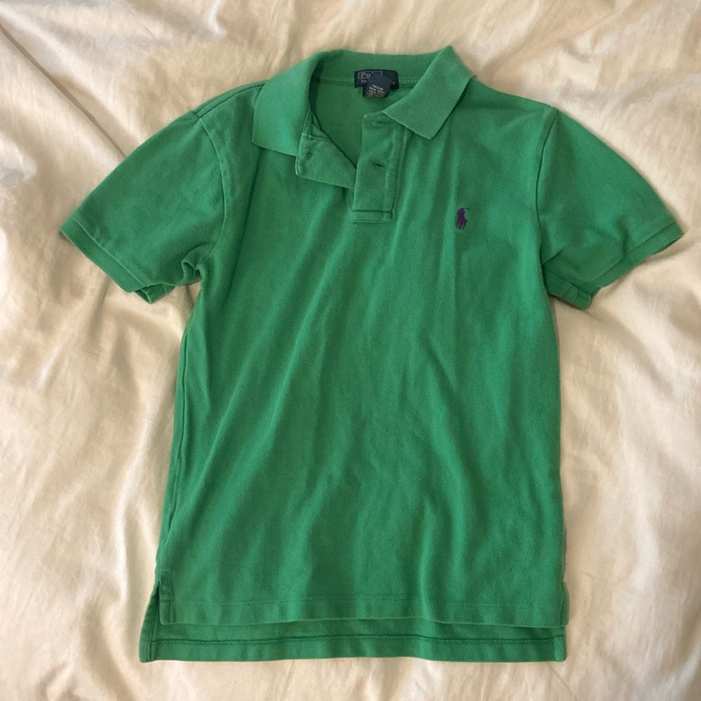 Ralph Lauren green polo shirt